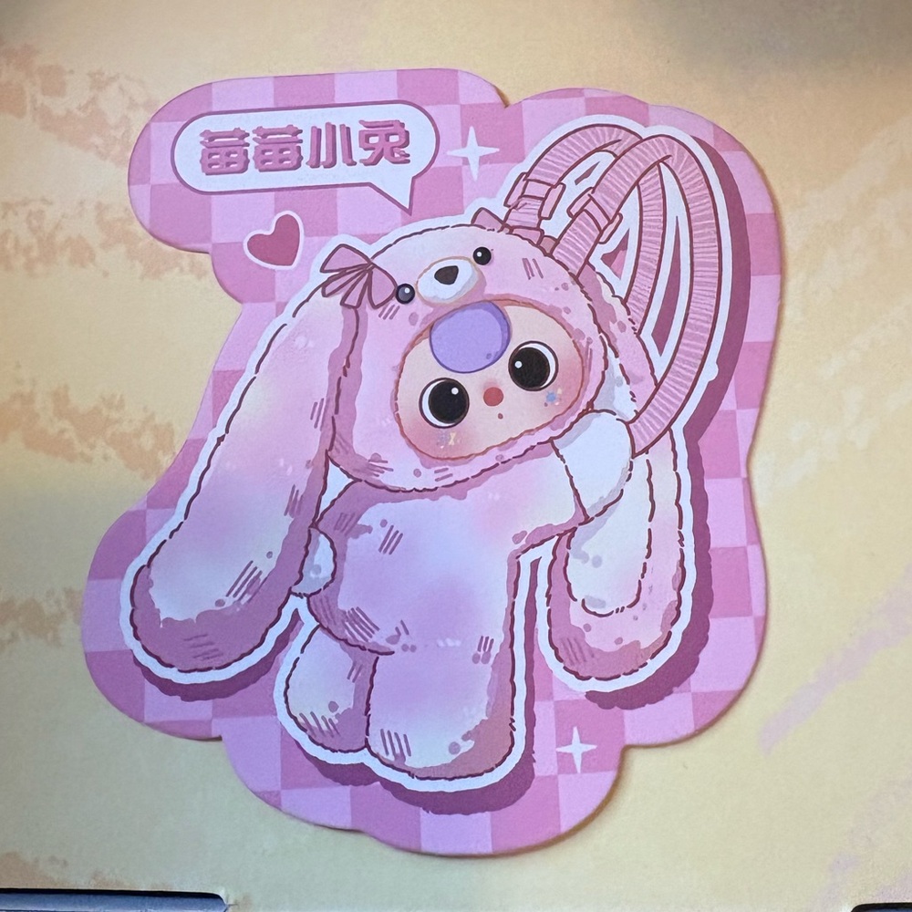 Baby Three 400% Hugging Backpack CONFIRMED Pink Bunny - Picture 9 of 9